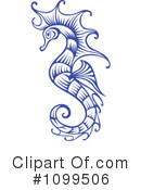 Seahorse Clipart #1099506 by Vector Tradition SM
