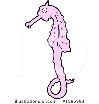 Royalty-Free (RF) Seahorse Clipart Illustration by lineartestpilot - Stock Sample #1385993