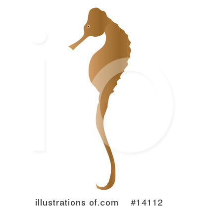 Royalty-Free (RF) Seahorse Clipart Illustration by Rasmussen Images - Stock Sample #14112