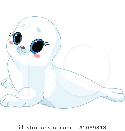 Royalty-Free (RF) Seal Clipart Illustration by Pushkin - Stock Sample #1069313
