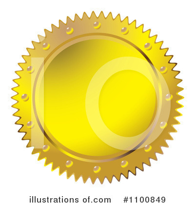 Royalty-Free (RF) Seal Clipart Illustration by michaeltravers - Stock Sample #1100849