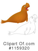 Seal Clipart #1159320 by Alex Bannykh
