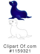 Seal Clipart #1159321 by Alex Bannykh