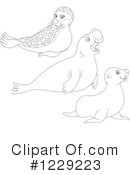 Seal Clipart #1229223 by Alex Bannykh