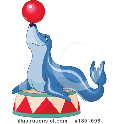 Royalty-Free (RF) Seal Clipart Illustration by Pushkin - Stock Sample #1351698