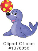 Seal Clipart #1378056 by visekart