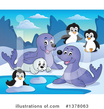 Seal Clipart #1378063 by visekart