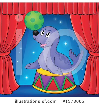 Royalty-Free (RF) Seal Clipart Illustration by visekart - Stock Sample #1378065