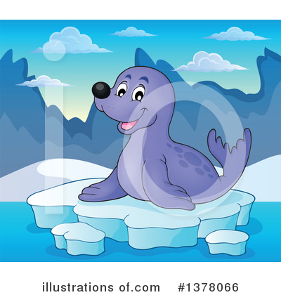 Royalty-Free (RF) Seal Clipart Illustration by visekart - Stock Sample #1378066