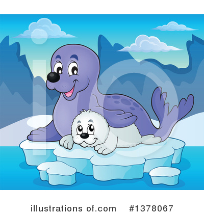 Seal Clipart #1378067 by visekart