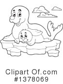Seal Clipart #1378069 by visekart