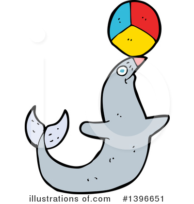 Royalty-Free (RF) Seal Clipart Illustration by lineartestpilot - Stock Sample #1396651