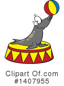 Seal Clipart #1407955 by toonaday