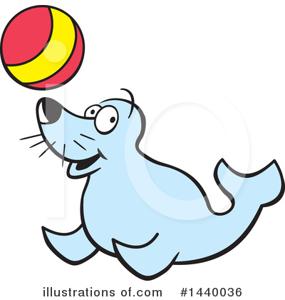 Seal Clipart #1440036 by Johnny Sajem