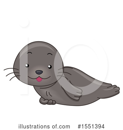 Royalty-Free (RF) Seal Clipart Illustration by BNP Design Studio - Stock Sample #1551394