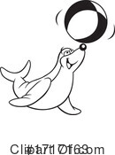 Seal Clipart #1717163 by Johnny Sajem