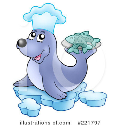 Royalty-Free (RF) Seal Clipart Illustration by visekart - Stock Sample #221797