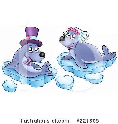 Royalty-Free (RF) Seal Clipart Illustration by visekart - Stock Sample #221805
