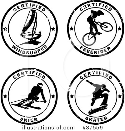 Skiing Clipart #37559 by Eugene