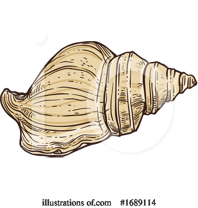 Royalty-Free (RF) Seashell Clipart Illustration by Vector Tradition SM - Stock Sample #1689114