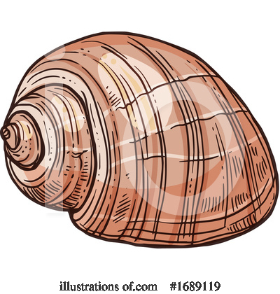 Royalty-Free (RF) Seashell Clipart Illustration by Vector Tradition SM - Stock Sample #1689119