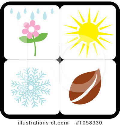 Royalty-Free (RF) Seasons Clipart Illustration by Pams Clipart - Stock Sample #1058330