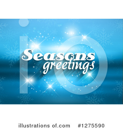 Royalty-Free (RF) Seasons Greetings Clipart Illustration by KJ Pargeter - Stock Sample #1275590