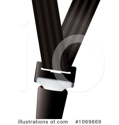 Royalty-Free (RF) Seat Belt Clipart Illustration by michaeltravers - Stock Sample #1069669