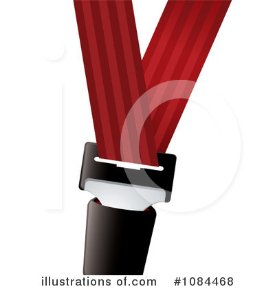 Royalty-Free (RF) Seat Belt Clipart Illustration by michaeltravers - Stock Sample #1084468
