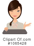 Secretary Clipart #1065428 by Melisende Vector