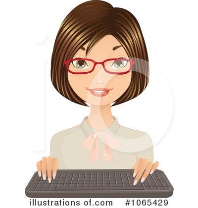 Business Woman Clipart #1065429 by Melisende Vector