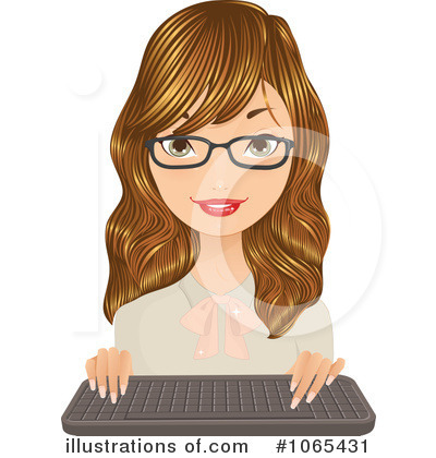 Business Woman Clipart #1065431 by Melisende Vector