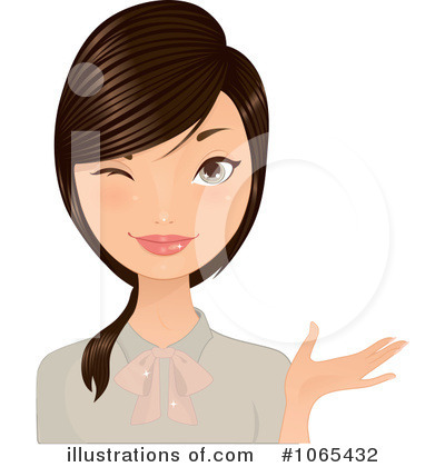 Business Woman Clipart #1065432 by Melisende Vector