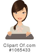 Secretary Clipart #1065433 by Melisende Vector