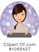 Secretary Clipart #1065437 by Melisende Vector