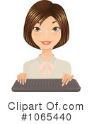 Secretary Clipart #1065440 by Melisende Vector