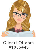 Secretary Clipart #1065445 by Melisende Vector