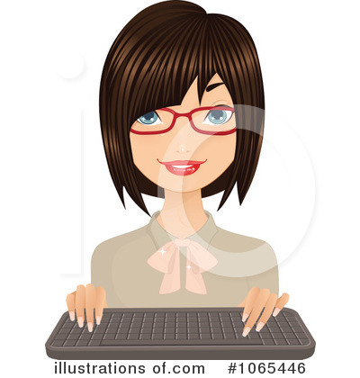 Business Woman Clipart #1065446 by Melisende Vector