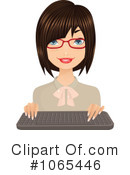 Secretary Clipart #1065446 by Melisende Vector