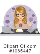 Secretary Clipart #1065447 by Melisende Vector