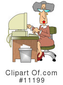 Secretary Clipart #11199 by djart