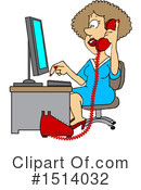 Secretary Clipart #1514032 by djart