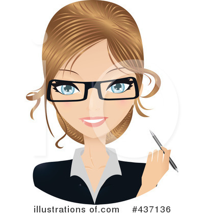 Business Woman Clipart #437136 by Melisende Vector