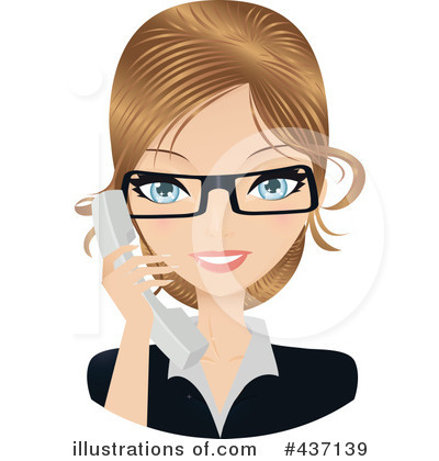 Business Woman Clipart #437139 by Melisende Vector
