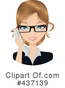 Secretary Clipart #437139 by Melisende Vector