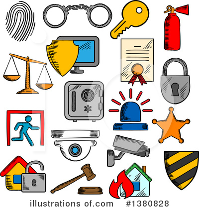 Royalty-Free (RF) Security Clipart Illustration by Vector Tradition SM - Stock Sample #1380828