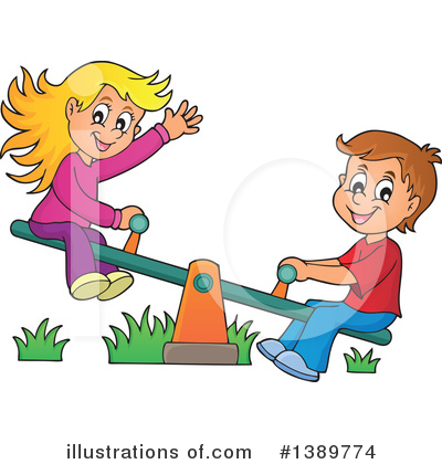 See Saw Clipart #1389774 by visekart