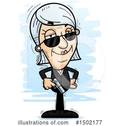 Royalty-Free (RF) Senior Caucasian Woman Clipart Illustration by Cory Thoman - Stock Sample #1502177