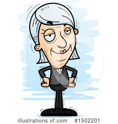 Royalty-Free (RF) Senior Caucasian Woman Clipart Illustration by Cory Thoman - Stock Sample #1502201