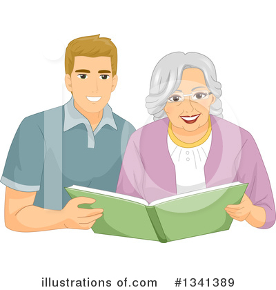 Royalty-Free (RF) Senior Citizen Clipart Illustration by BNP Design Studio - Stock Sample #1341389